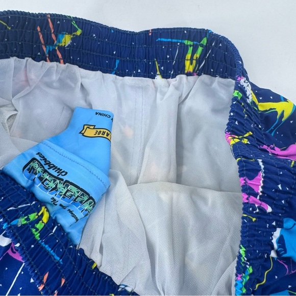 Chubbies Neon Ski Print Swim / Athletic Shorts - Picture 3 of 8